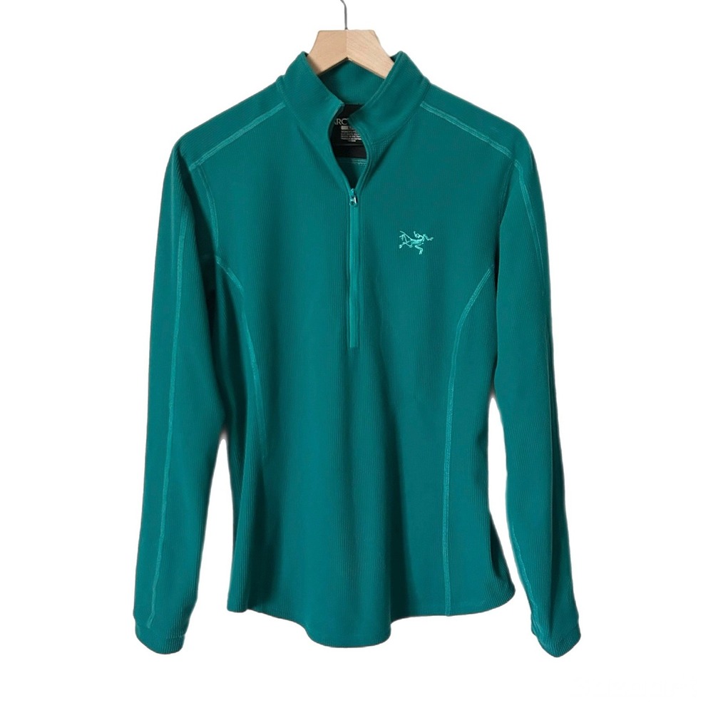 Arc'teryx Delta LT Half Zip Fleece Pullover Teal Green Size Large
